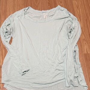 All in Motion Soft Blue Long Sleeve Blouse